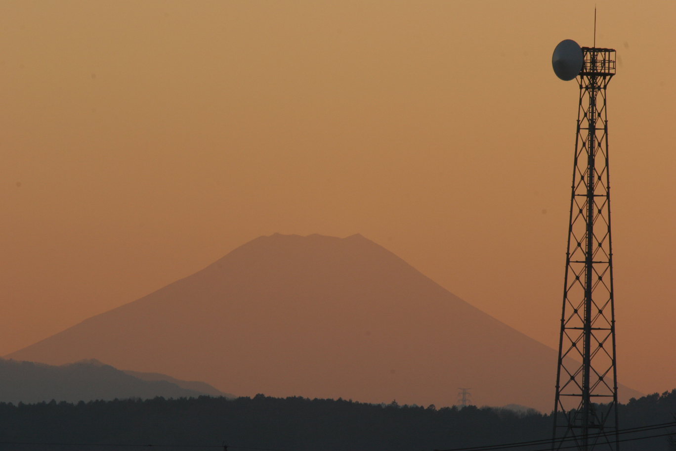 富士山（夕焼け）